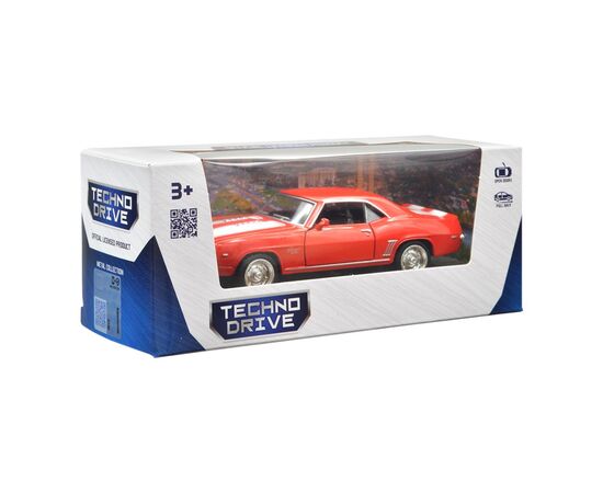 Машина TechnoDrive Chevrolet Camaro 1969 (червоний) (250336U), зображення 2 Машина TechnoDrive Chevrolet Camaro 1969 (червоний) (250336U), зображення 2