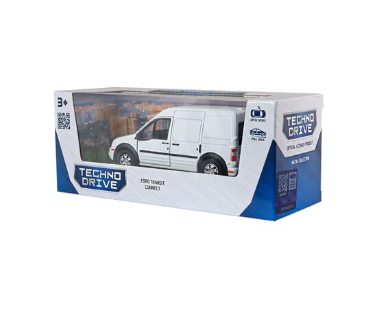 Машина TechnoDrive Ford Transit Connect (білий) (250386W), зображення 4 Машина TechnoDrive Ford Transit Connect (білий) (250386W), зображення 4