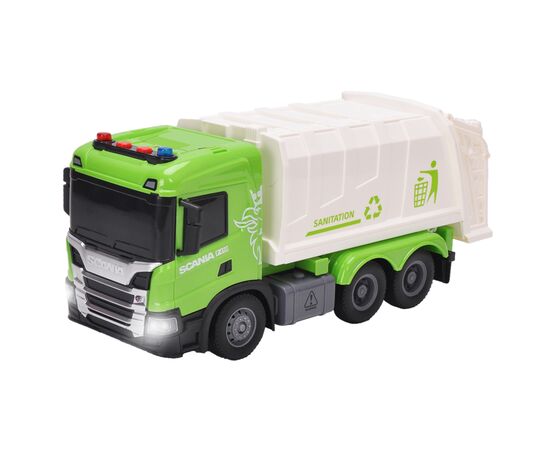 Спецтехніка TechnoDrive серії Big Truck – Сміттєвоз Scania (світло, звук) (6410KS) Спецтехніка TechnoDrive серії Big Truck – Сміттєвоз Scania (світло, звук) (6410KS)