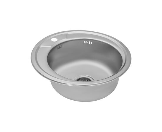 Мойка кухонная Kroner Satin-490 08180 (CV022766), изображение 2 Мойка кухонная Kroner Satin-490 08180 (CV022766), изображение 2