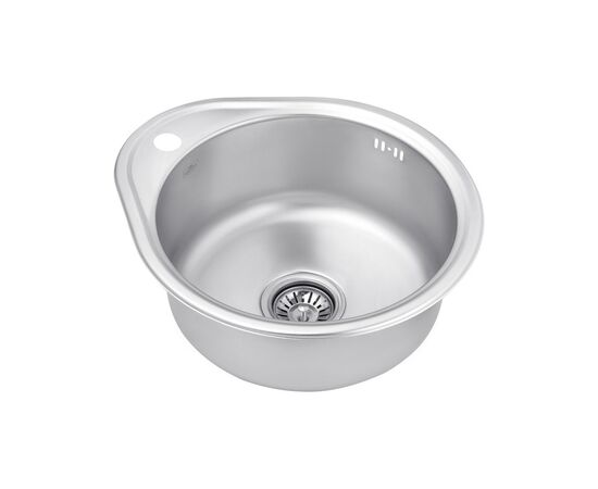 Мойка кухонная Kroner Satin-4843 08180 (CV022757), изображение 2 Мойка кухонная Kroner Satin-4843 08180 (CV022757), изображение 2