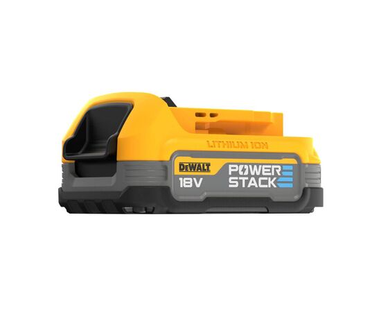 Аккумулятор к электроинструменту DeWALT 18V XR Li-lon PowerStack 1.7Ah, 2 шт., вес 0.7 кг (DCBP034E2), изображение 2 Аккумулятор к электроинструменту DeWALT 18V XR Li-lon PowerStack 1.7Ah, 2 шт., вес 0.7 кг (DCBP034E2), изображение 2