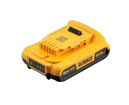 Аккумулятор к электроинструменту DeWALT 18V, 2Ah, время зарядки 30 мин, вес 0.4 кг (DCB183_N314783), изображение 5 Аккумулятор к электроинструменту DeWALT 18V, 2Ah, время зарядки 30 мин, вес 0.4 кг (DCB183_N314783), изображение 5