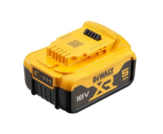 Аккумулятор к электроинструменту DeWALT 18V, 5Ah, время зарядки 50 мин, вес 0.65 кг (DCB184_N394624), изображение 3 Аккумулятор к электроинструменту DeWALT 18V, 5Ah, время зарядки 50 мин, вес 0.65 кг (DCB184_N394624), изображение 3