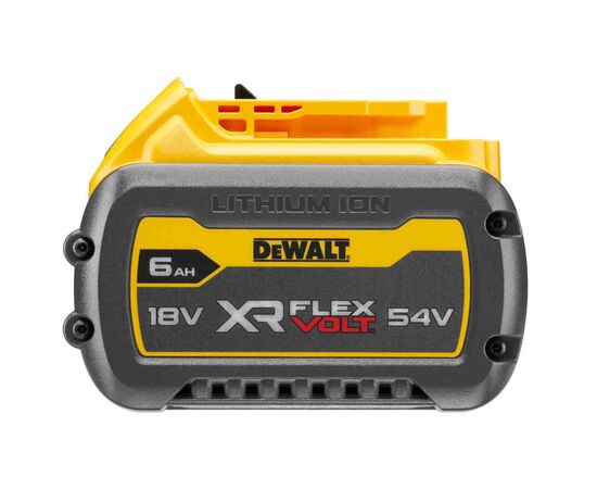 Аккумулятор к электроинструменту DeWALT 18V/54V, 6Ah/2Ah, время зарядки 60 мин, вес 1.06 кг (DCB546_N473851), изображение 2 Аккумулятор к электроинструменту DeWALT 18V/54V, 6Ah/2Ah, время зарядки 60 мин, вес 1.06 кг (DCB546_N473851), изображение 2