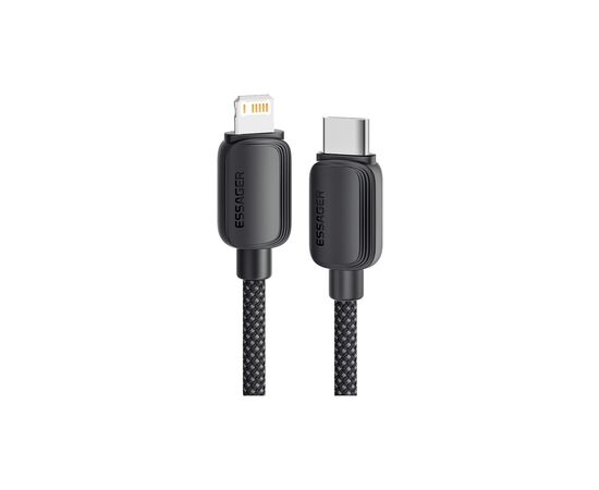 Дата кабель USB-C to Lightning 2.0m 20W black Essager (EXCTL-WLA01-P)