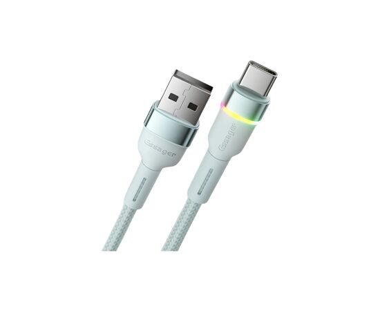 Дата кабель USB 2.0 AM to USB-C 1.0m 3A LED blue Essager (EXCT-XCD03), изображение 2 Дата кабель USB 2.0 AM to USB-C 1.0m 3A LED blue Essager (EXCT-XCD03), изображение 2