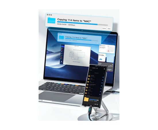 Дата кабель USB 2.0 AM to USB-C 1.0m 7A LED black Essager (EXCT-XY01-P), изображение 5 Дата кабель USB 2.0 AM to USB-C 1.0m 7A LED black Essager (EXCT-XY01-P), изображение 5