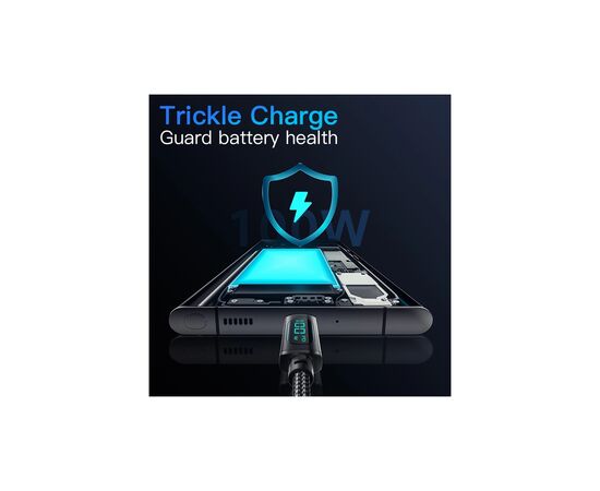 Дата кабель USB-C to USB-C 1.0m 100W LED black Essager (EXCTT1-XY01-P), изображение 8 Дата кабель USB-C to USB-C 1.0m 100W LED black Essager (EXCTT1-XY01-P), изображение 8