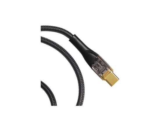 Дата кабель USB-C to USB-C 2.0m 100W black Essager (EXCTT1-XJA01-P), изображение 3 Дата кабель USB-C to USB-C 2.0m 100W black Essager (EXCTT1-XJA01-P), изображение 3