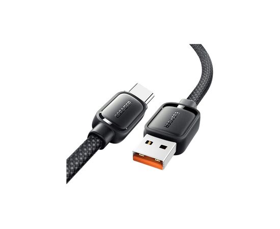 Дата кабель USB 2.0 AM to USB-C 1.0m 7A black Essager (EXCT-TD01-P), изображение 2 Дата кабель USB 2.0 AM to USB-C 1.0m 7A black Essager (EXCT-TD01-P), изображение 2