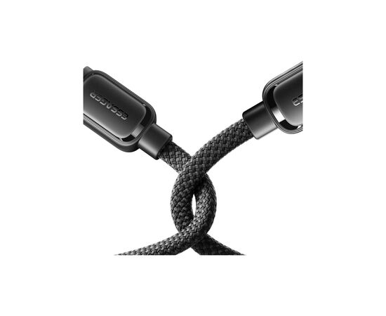 Дата кабель USB 2.0 AM to USB-C 1.0m 7A black Essager (EXCT-TD01-P), изображение 5 Дата кабель USB 2.0 AM to USB-C 1.0m 7A black Essager (EXCT-TD01-P), изображение 5