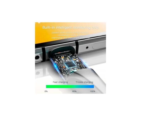 Дата кабель USB 2.0 AM to USB-C 0.25m black Essager (EXCT-LSB01), изображение 4 Дата кабель USB 2.0 AM to USB-C 0.25m black Essager (EXCT-LSB01), изображение 4