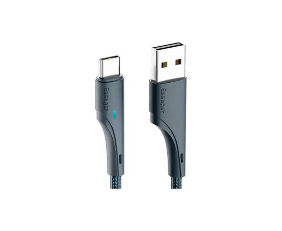 Дата кабель USB 2.0 AM to USB-C 0.25m black Essager (EXCT-LSB01)