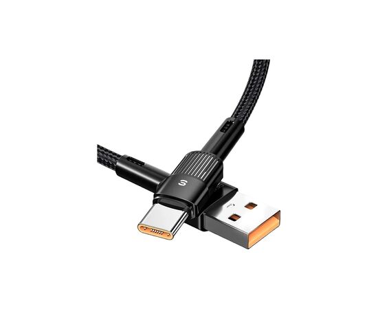 Дата кабель USB 2.0 AM to USB-C 2.0m 7A black Essager (EXCT-XCA01), изображение 3 Дата кабель USB 2.0 AM to USB-C 2.0m 7A black Essager (EXCT-XCA01), изображение 3