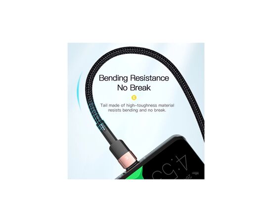 Дата кабель USB 2.0 AM to USB-C 2.0m 7A black Essager (EXCT-XCA01), изображение 6 Дата кабель USB 2.0 AM to USB-C 2.0m 7A black Essager (EXCT-XCA01), изображение 6