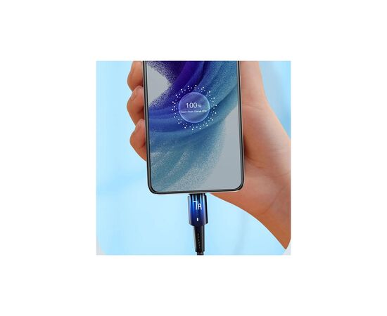 Дата кабель USB 2.0 AM to USB-C 3.0m 100W black Essager (EXC7A-CGC01-P), изображение 5 Дата кабель USB 2.0 AM to USB-C 3.0m 100W black Essager (EXC7A-CGC01-P), изображение 5