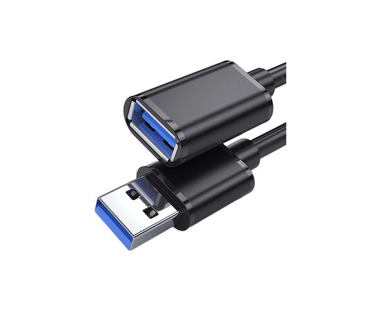 Дата кабель USB 3.0 AM/AF 1.5m Essager (EXCAM-YTA01), изображение 2 Дата кабель USB 3.0 AM/AF 1.5m Essager (EXCAM-YTA01), изображение 2