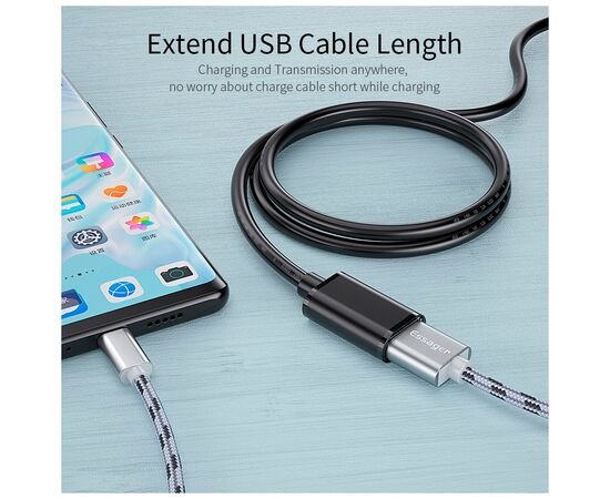 Дата кабель USB 3.0 AM/AF 1.5m Essager (EXCAM-YTA01), изображение 7 Дата кабель USB 3.0 AM/AF 1.5m Essager (EXCAM-YTA01), изображение 7