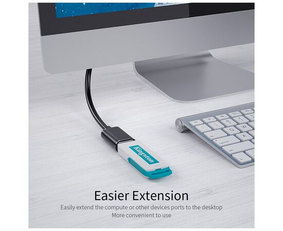 Дата кабель USB 3.0 AM/AF 1.0m Essager (EXCAM-YT01), изображение 6 Дата кабель USB 3.0 AM/AF 1.0m Essager (EXCAM-YT01), изображение 6