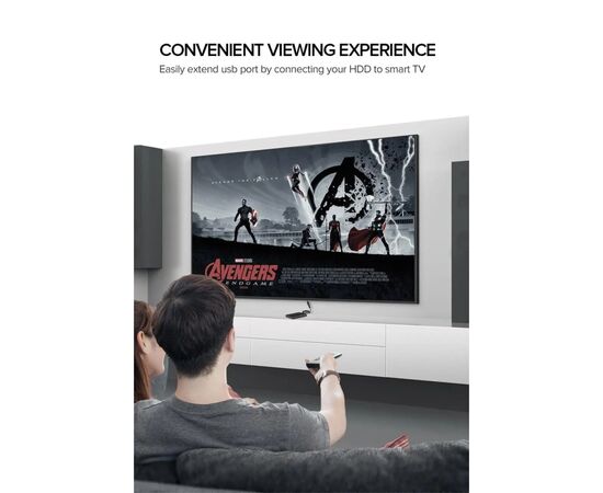 Дата кабель USB 3.0 AM/AF 1.0m US129 black Ugreen (10368), изображение 6 Дата кабель USB 3.0 AM/AF 1.0m US129 black Ugreen (10368), изображение 6