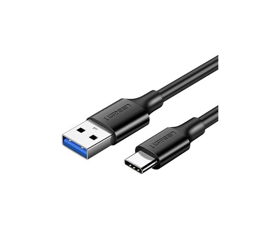 Дата кабель USB 3.0 AM to USB-C 0.5m 3A US184 black Ugreen (20881) Дата кабель USB 3.0 AM to USB-C 0.5m 3A US184 black Ugreen (20881)