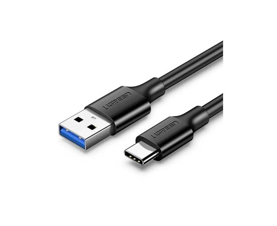 Дата кабель USB 3.0 AM to USB-C 1.5m 3A US184 black Ugreen (20883) Дата кабель USB 3.0 AM to USB-C 1.5m 3A US184 black Ugreen (20883)