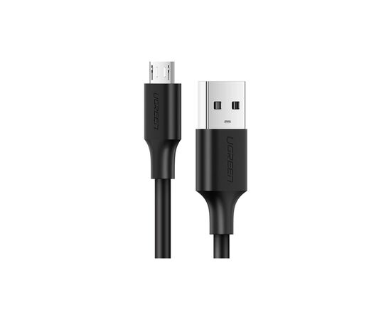 Дата кабель USB 2.0 AM to Micro 5P 0.25m 2A US289 black Ugreen (60134), изображение 2 Дата кабель USB 2.0 AM to Micro 5P 0.25m 2A US289 black Ugreen (60134), изображение 2