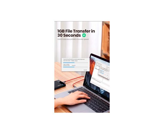 Дата кабель USB 2.0 AM to USB-C 1.0m US294 red Ugreen (60186), изображение 5 Дата кабель USB 2.0 AM to USB-C 1.0m US294 red Ugreen (60186), изображение 5