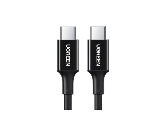 Дата кабель USB-C to USB-C 1.5m 5A 100W US300 black Ugreen (20528) Дата кабель USB-C to USB-C 1.5m 5A 100W US300 black Ugreen (20528)