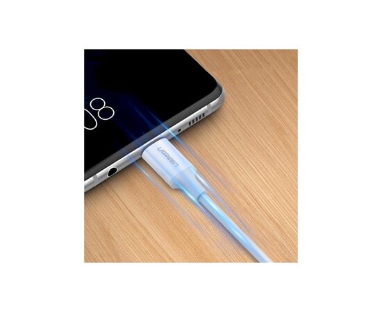 Дата кабель USB-C to USB-C 1.5m 5A 100W US300 white Ugreen (80370), изображение 3 Дата кабель USB-C to USB-C 1.5m 5A 100W US300 white Ugreen (80370), изображение 3