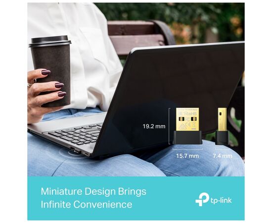 Мережева карта Wi-Fi TP-Link ARCHER-TX10UB-NANO, зображення 10 Мережева карта Wi-Fi TP-Link ARCHER-TX10UB-NANO, зображення 10