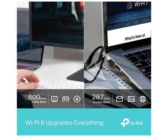 Мережева карта Wi-Fi TP-Link ARCHER-TX10UB-NANO, зображення 8 Мережева карта Wi-Fi TP-Link ARCHER-TX10UB-NANO, зображення 8