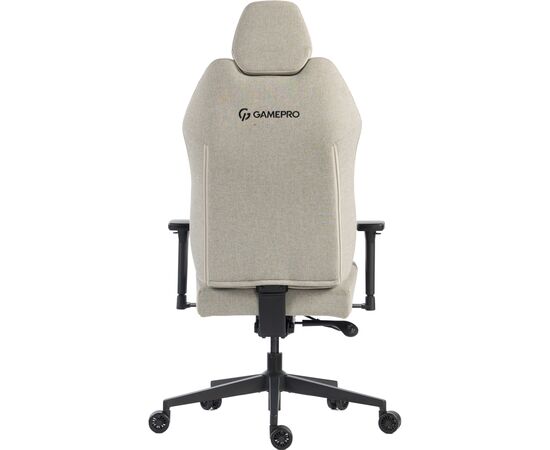Кресло игровое GamePro GC760LG Fabric Light Gray (GC760LG), изображение 6 Кресло игровое GamePro GC760LG Fabric Light Gray (GC760LG), изображение 6