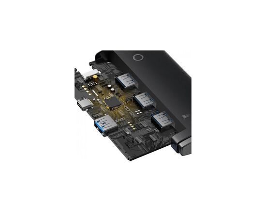 Концентратор Baseus USB 3.0 to 4xUSB 3.0 1.0m black (WKQX030101), изображение 3 Концентратор Baseus USB 3.0 to 4xUSB 3.0 1.0m black (WKQX030101), изображение 3