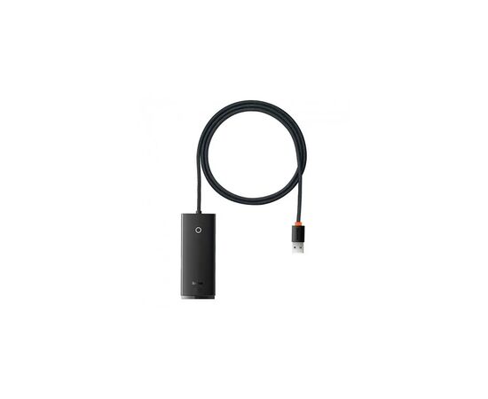 Концентратор Baseus USB 3.0 to 4xUSB 3.0 1.0m black (WKQX030101) Концентратор Baseus USB 3.0 to 4xUSB 3.0 1.0m black (WKQX030101)