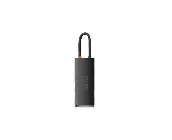 Концентратор Baseus USB-C 6-in-1 HDMI + 2xUSB 3.0 + USB-C + SD/TF black (WKQX050001), изображение 3 Концентратор Baseus USB-C 6-in-1 HDMI + 2xUSB 3.0 + USB-C + SD/TF black (WKQX050001), изображение 3