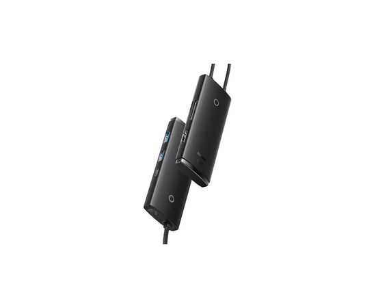 Концентратор Baseus USB-C 6-in-1 HDMI + 2xUSB 3.0 + USB-C + SD/TF black (WKQX050001), изображение 5 Концентратор Baseus USB-C 6-in-1 HDMI + 2xUSB 3.0 + USB-C + SD/TF black (WKQX050001), изображение 5