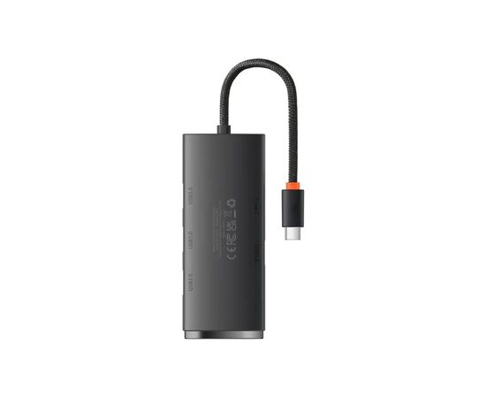 Концентратор Baseus USB-C to 4xUSB 3.0 0.25m black (WKQX030301), изображение 2 Концентратор Baseus USB-C to 4xUSB 3.0 0.25m black (WKQX030301), изображение 2