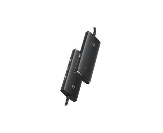 Концентратор Baseus USB-C to 4xUSB 3.0 1.0m black (WKQX030401), изображение 4 Концентратор Baseus USB-C to 4xUSB 3.0 1.0m black (WKQX030401), изображение 4