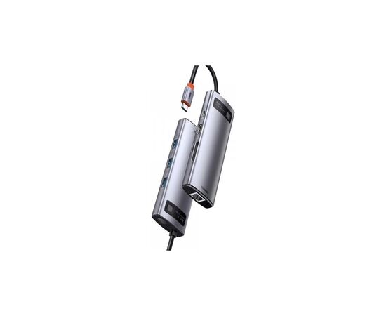 Концентратор Baseus USB-C 8-in-1 (CAHUB-CV0G), изображение 4 Концентратор Baseus USB-C 8-in-1 (CAHUB-CV0G), изображение 4