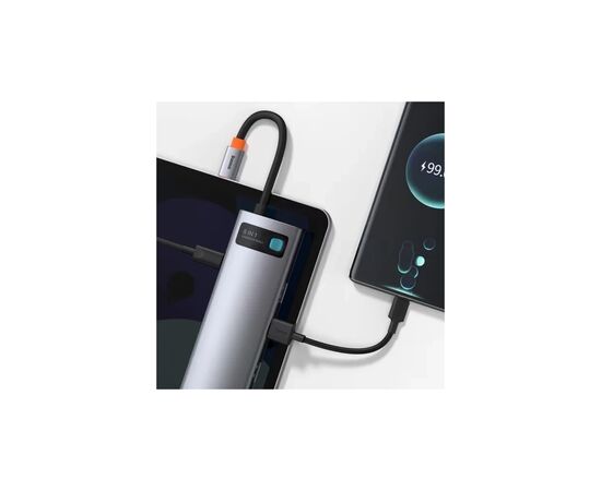 Концентратор Baseus USB-C 8-in-1 (CAHUB-CV0G), изображение 7 Концентратор Baseus USB-C 8-in-1 (CAHUB-CV0G), изображение 7