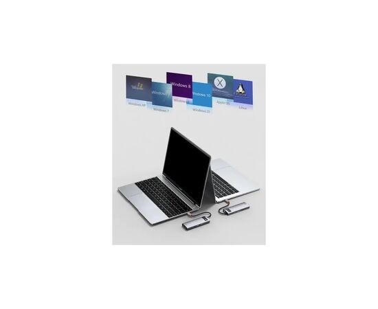 Концентратор Baseus USB-C 8-in-1 (CAHUB-CV0G), изображение 8 Концентратор Baseus USB-C 8-in-1 (CAHUB-CV0G), изображение 8