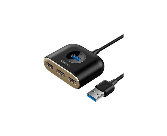 Концентратор Baseus USB 3.0 to 1xUSB 3.0 + 3xUSB 2.0 1.0m (CAHUB-AY01), изображение 2 Концентратор Baseus USB 3.0 to 1xUSB 3.0 + 3xUSB 2.0 1.0m (CAHUB-AY01), изображение 2
