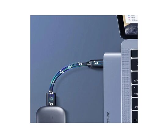 Концентратор Ugreen 2xUSB-C to 3xUSB 3.0 + HDMI + USB-C CM251 gray (60559), изображение 5 Концентратор Ugreen 2xUSB-C to 3xUSB 3.0 + HDMI + USB-C CM251 gray (60559), изображение 5