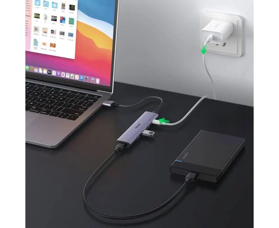 Концентратор Ugreen USB 3.0 to 4xUSB 3.0 CM473 (20805), изображение 4 Концентратор Ugreen USB 3.0 to 4xUSB 3.0 CM473 (20805), изображение 4