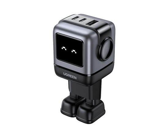Зарядное устройство Ugreen 1xUSB + 2xUSB-C 65W GaN CD361 gray (25685B) Зарядное устройство Ugreen 1xUSB + 2xUSB-C 65W GaN CD361 gray (25685B)