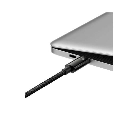 Дата кабель USB-C to USB-C 1.0m 240W Black Baseus (CAWJ040001), зображення 5 Дата кабель USB-C to USB-C 1.0m 240W Black Baseus (CAWJ040001), зображення 5