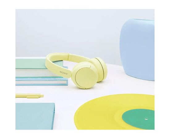 Навушники Sony WH-CH520 Wireless Yellow (WHCH520Y.CE7), зображення 3 Навушники Sony WH-CH520 Wireless Yellow (WHCH520Y.CE7), зображення 3