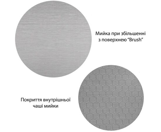 Мойка кухонная Kroner KDBrush6050HM (CV027237), изображение 9 Мойка кухонная Kroner KDBrush6050HM (CV027237), изображение 9
